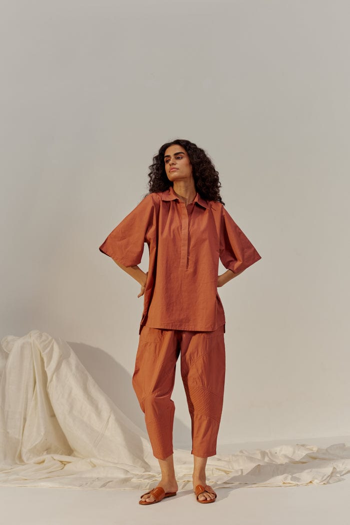 IKIGAI BRICK DUST CO-ORD SET SPACELINES
