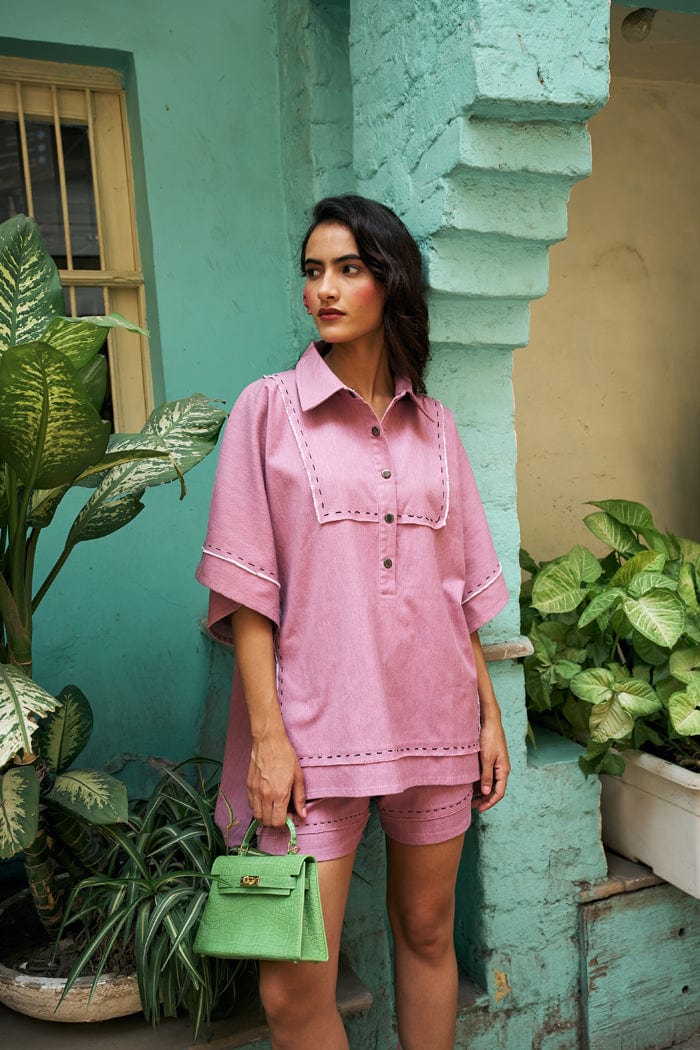 LYCHEE MINI KAFTAN CO-ORD SET SPACELINES