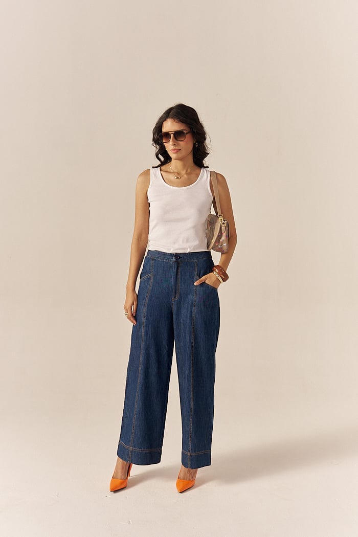 MACARON FLARED PANTS SPACELINES