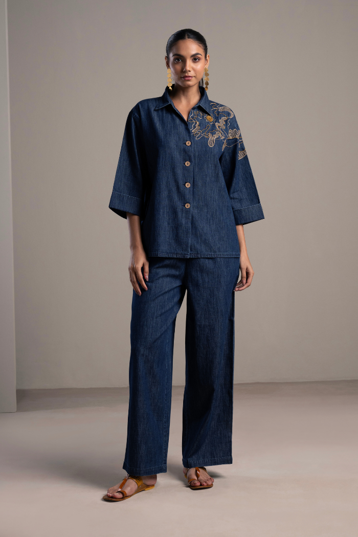 NAPPA BLOOM CO-ORD SET SPACELINES