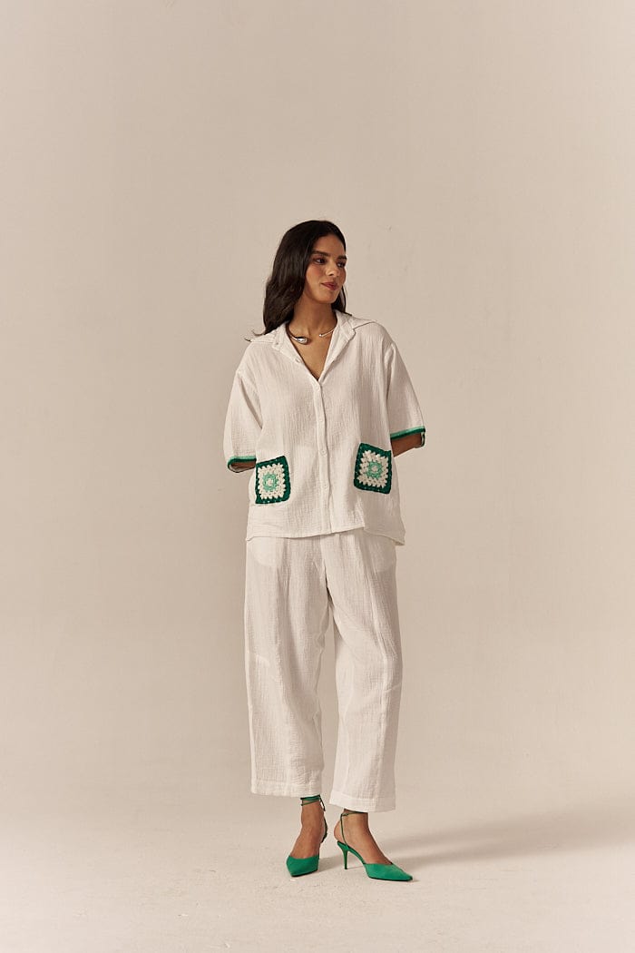 NATURALLY PRETTY CO-ORD SET WITH PANTS SPACELINES
