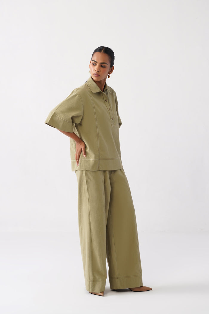 Olive Unwind Pant Set SPACELINES