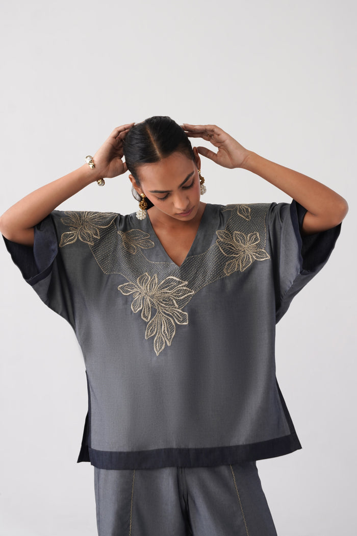 Raunaq Kaftan Top SPACELINES