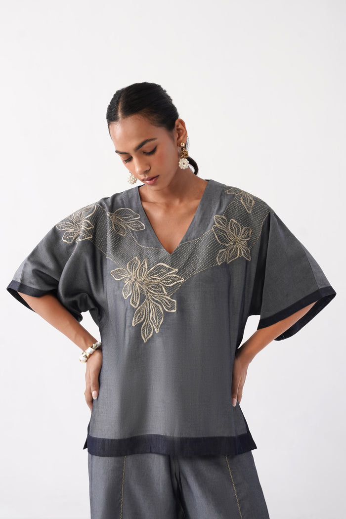 Raunaq Kaftan Top SPACELINES