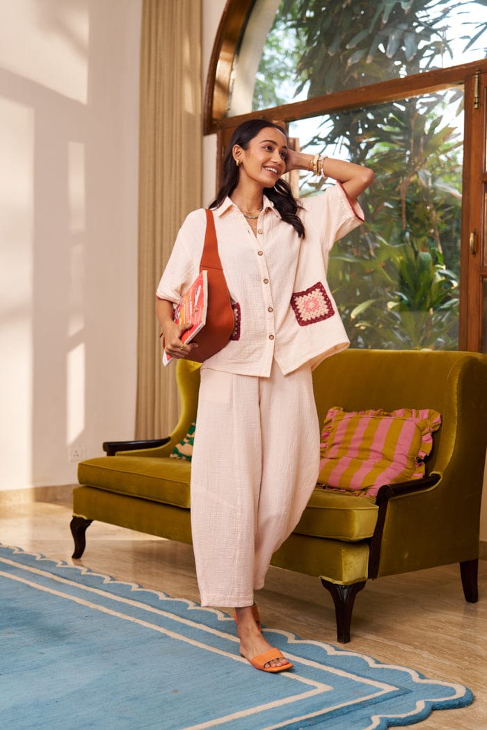 TUSCAN CO-ORD SET WITH PANTS SPACELINES