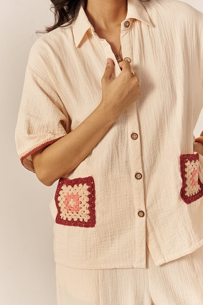 TUSCAN CO-ORD SET WITH SHORTS SPACELINES