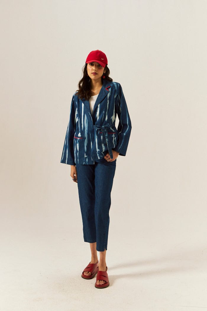 YANA DENIM SHACKET SPACELINES