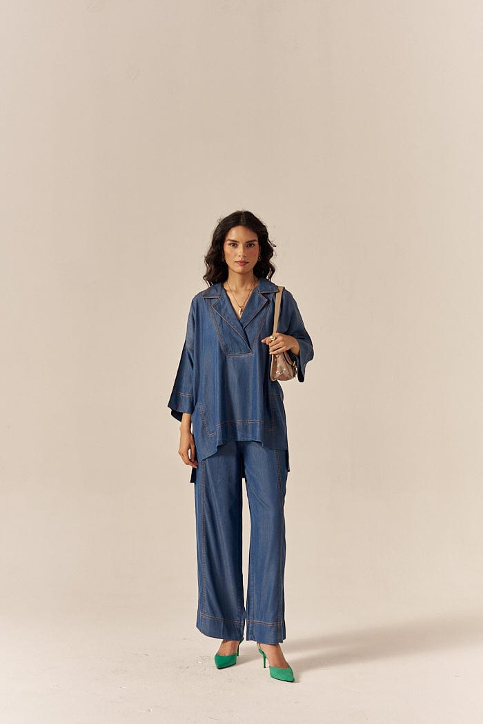 YOUS CO-ORD SET WITH PANTS SPACELINES