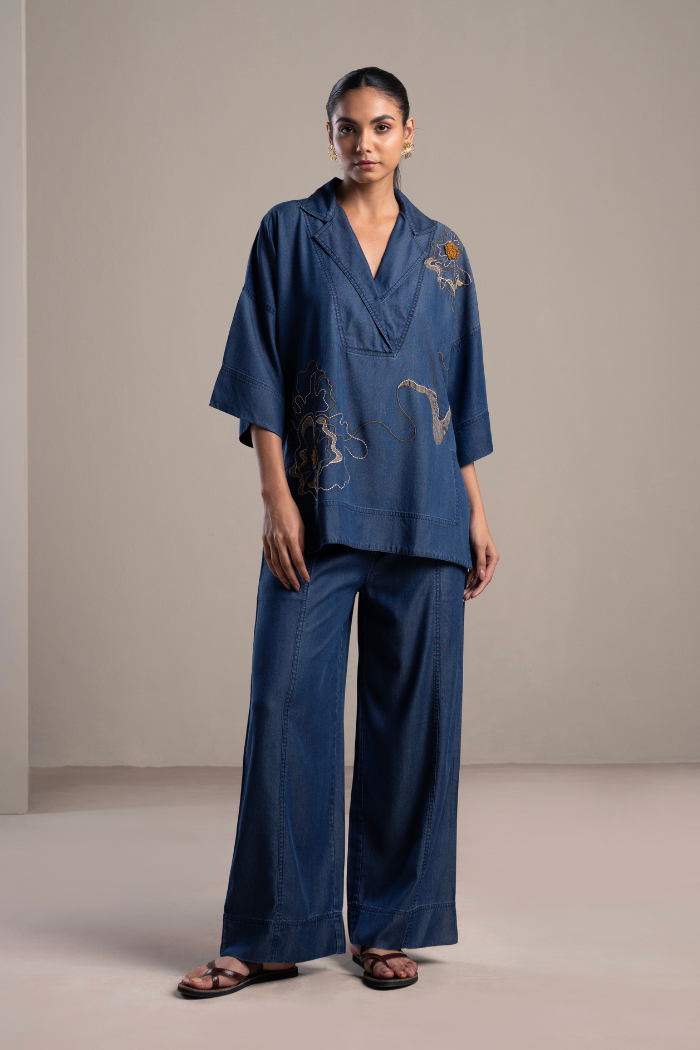 YOUS FLEUR CO-ORD SET SPACELINES