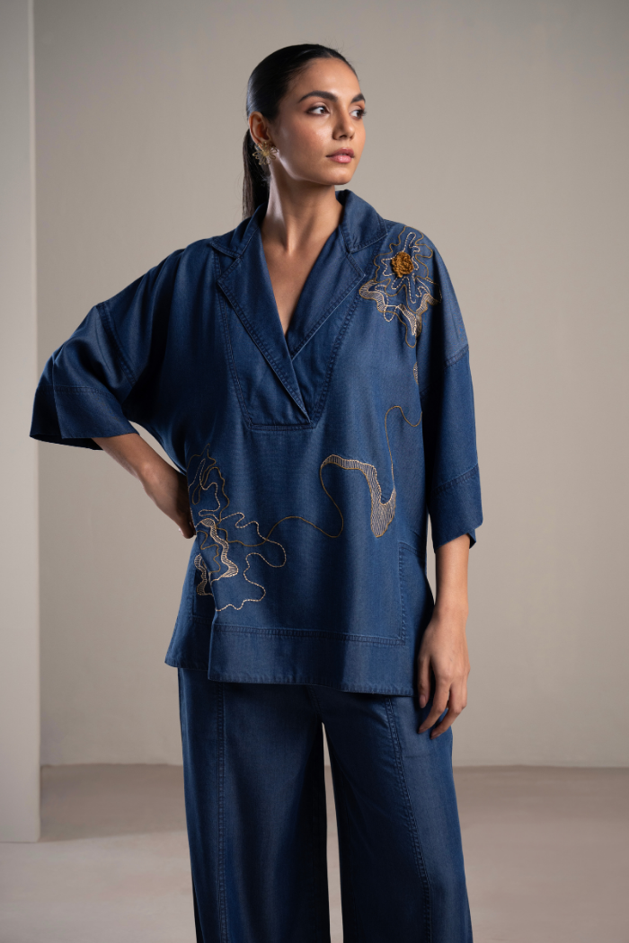 YOUS FLEUR CO-ORD SET SPACELINES