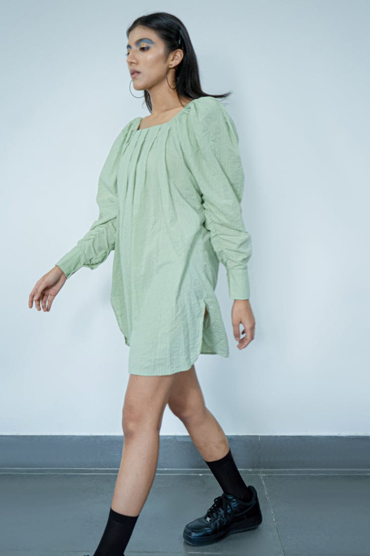 Pleat Space Dress XS SPACELINES