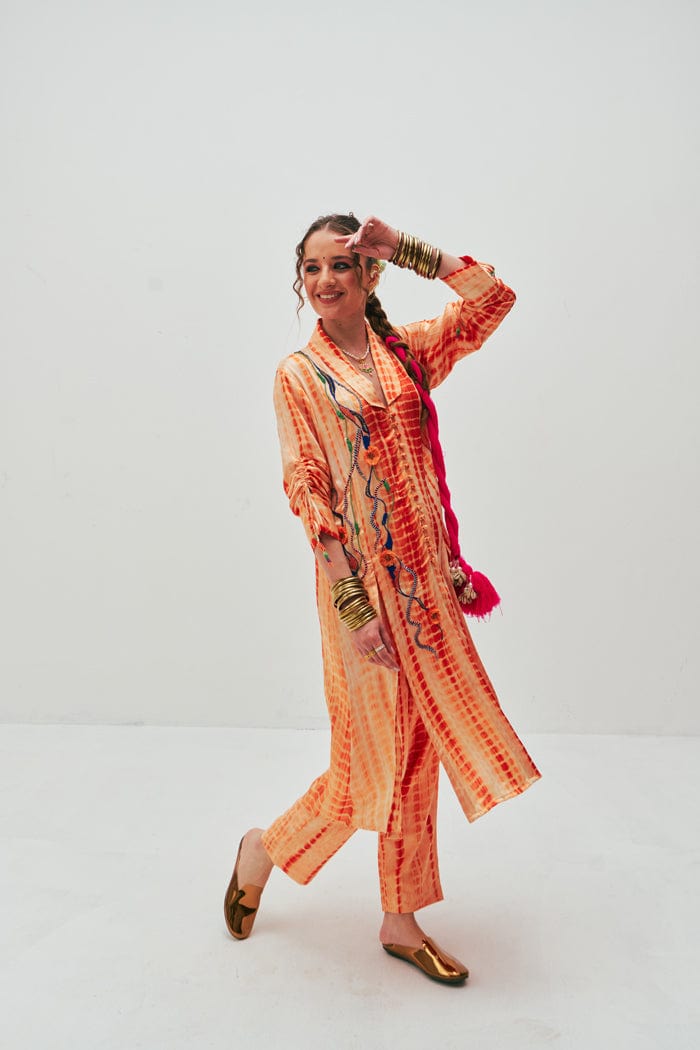 AISHA KURTI & PANTS SET SPACELINES
