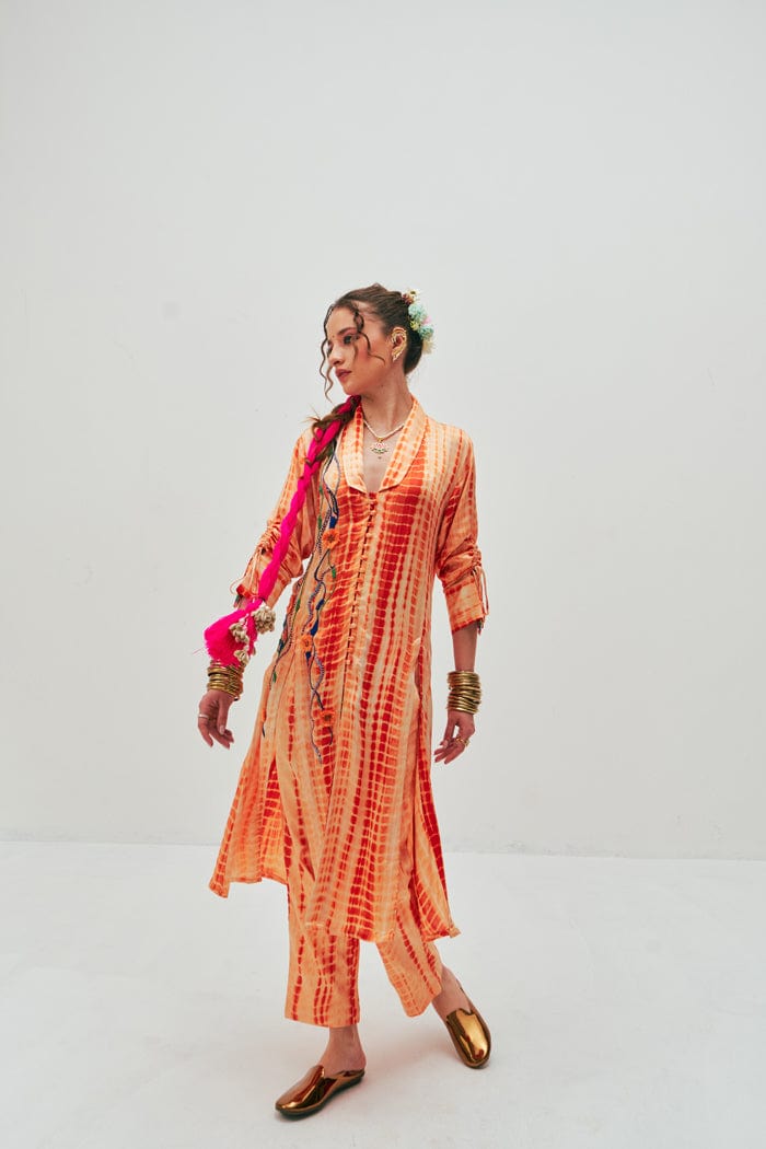 AISHA KURTI & PANTS SET SPACELINES