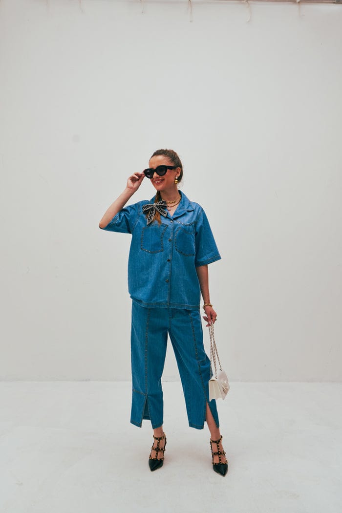 AMPERE BEJEWELED CO-ORD SET SPACELINES