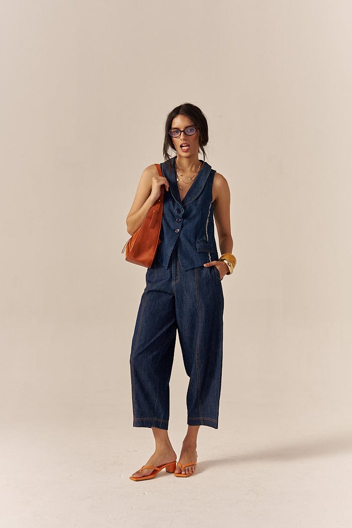 BIJOU BARREL STYLE PANTS SPACELINES