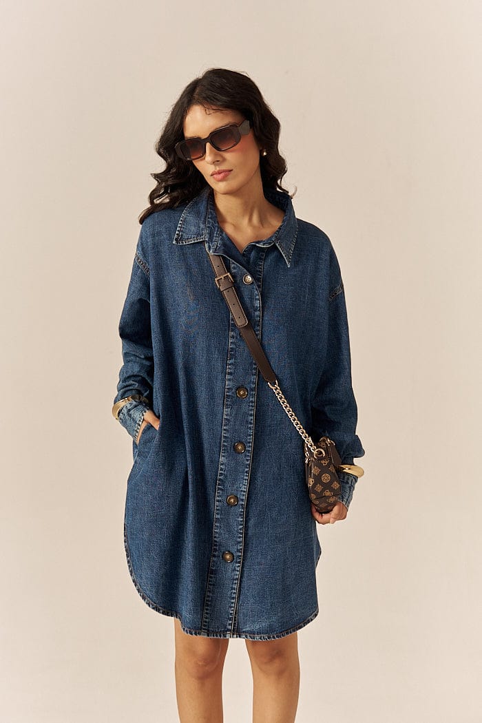 COCONUTTY SHIRT DRESS SPACELINES
