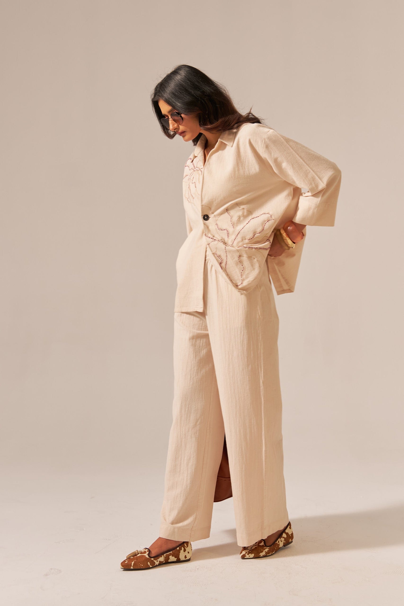DHOOP CO-ORD SET SPACELINES