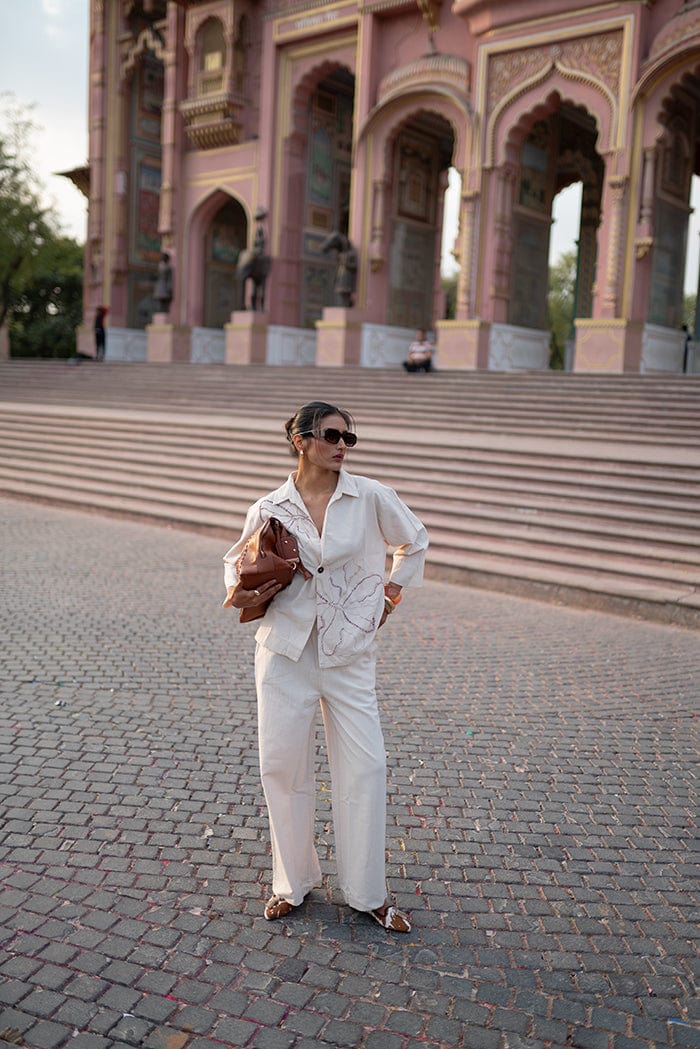 DHOOP CO-ORD SET SPACELINES