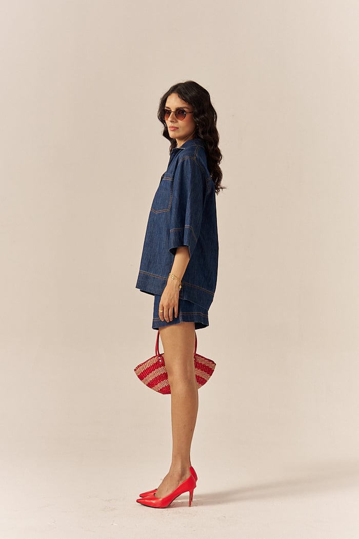 GELATO CO-ORD SET WITH SHORTS SPACELINES