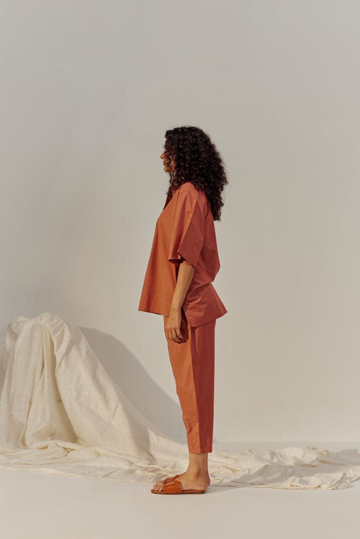 IKIGAI BRICK DUST CO-ORD SET SPACELINES