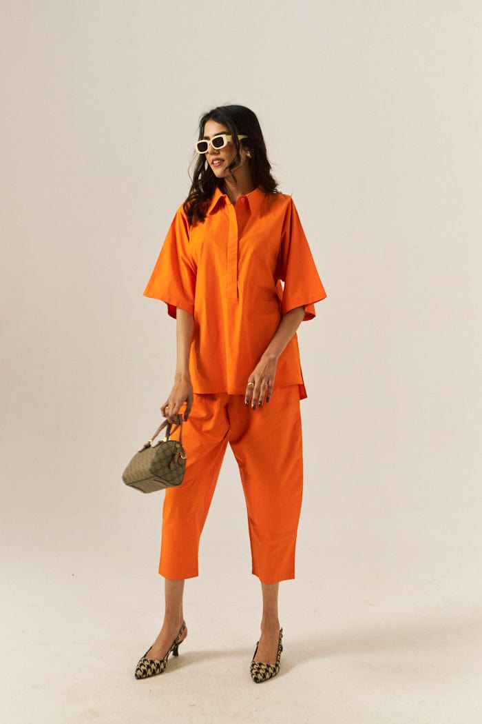 IKIGAI PERSIMMON CO-ORD SET SPACELINES