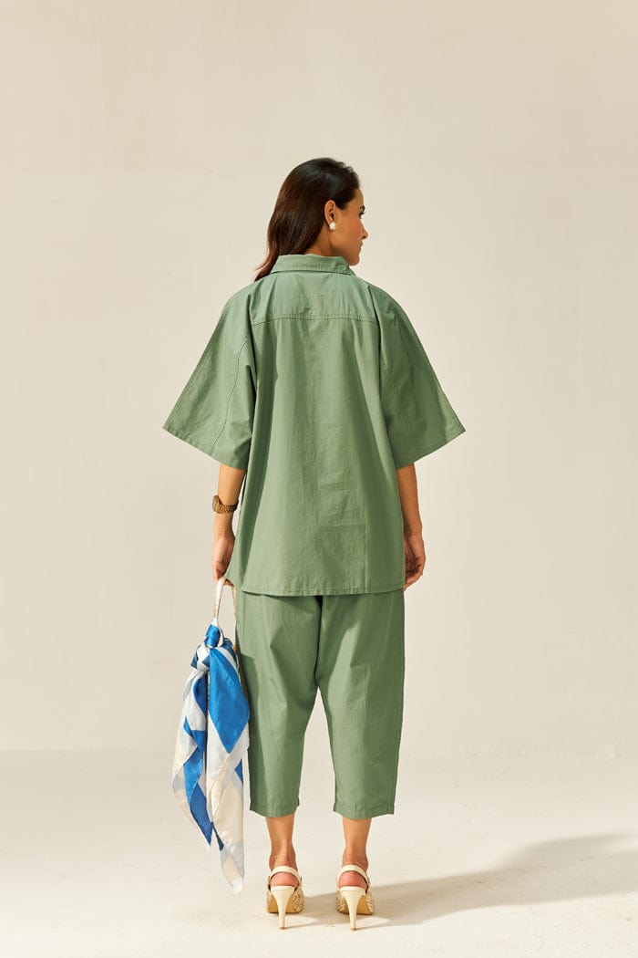 IKIGAI SEA SPRAY CO-ORD SET SPACELINES