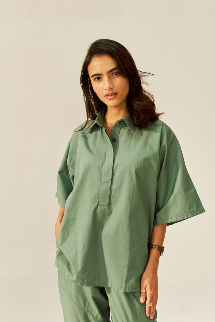 IKIGAI SEA SPRAY CO-ORD SET SPACELINES
