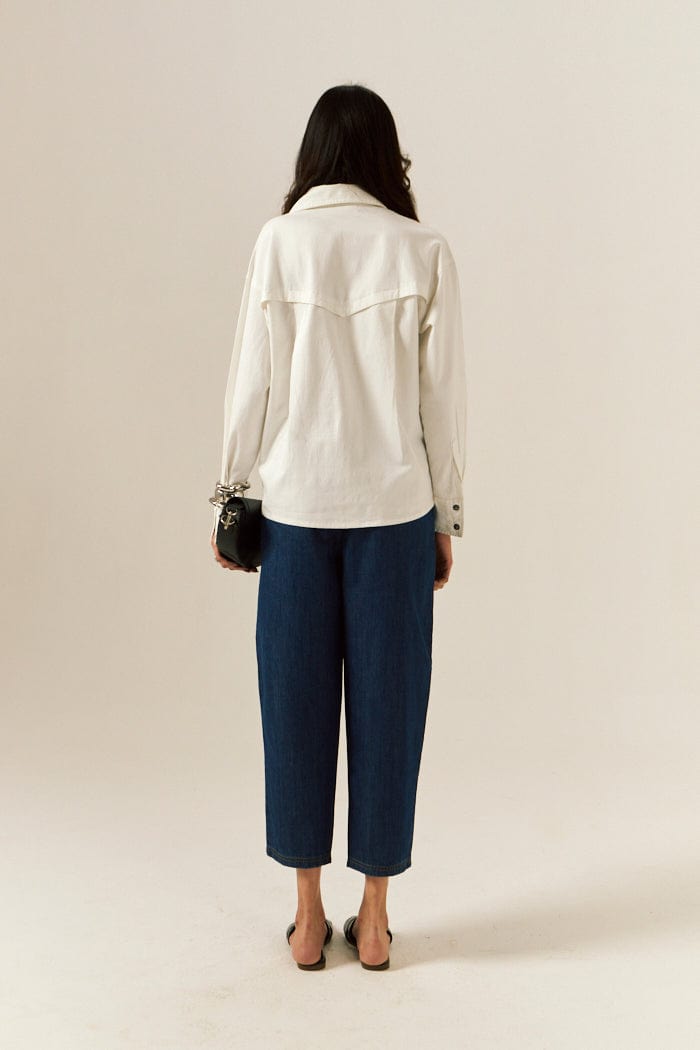 "IN MY SPACE" DENIM SHIRT SPACELINES