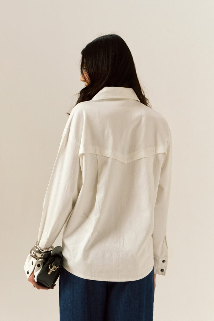 "IN MY SPACE" DENIM SHIRT SPACELINES
