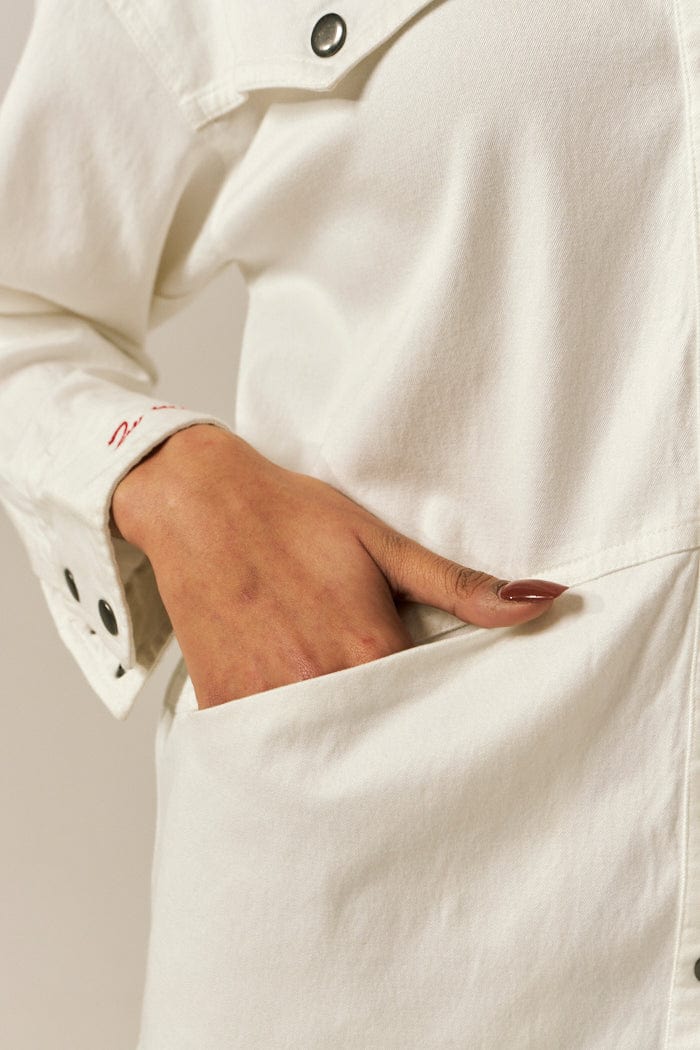 "IN MY SPACE" DENIM SHIRT SPACELINES