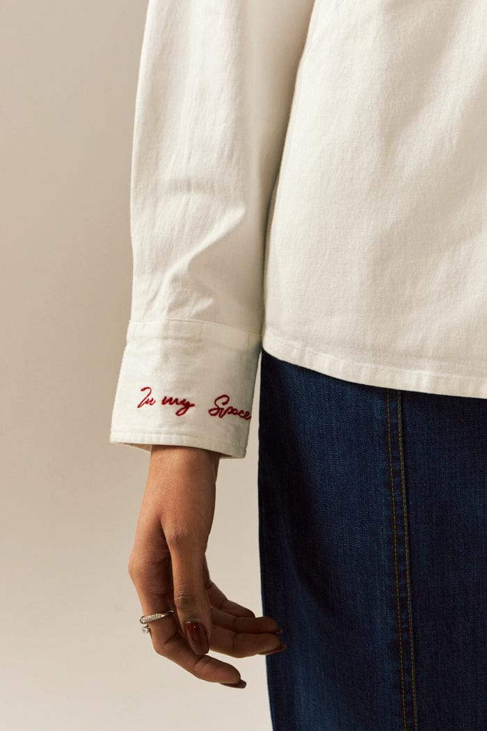 "IN MY SPACE" DENIM SHIRT SPACELINES