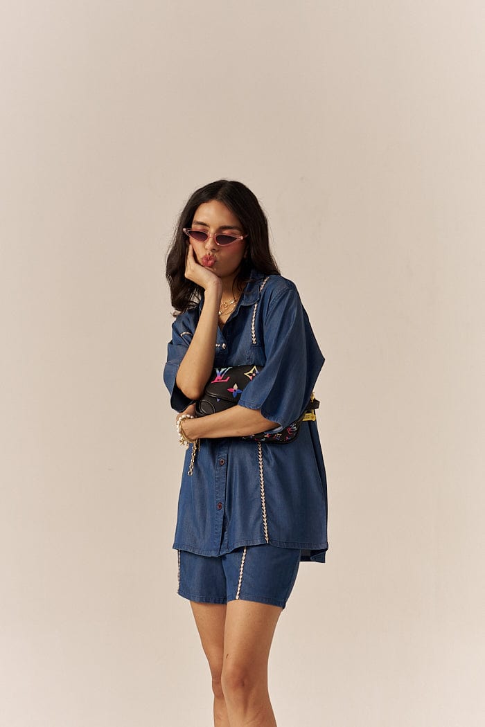 JOLIE CO-ORD SET SPACELINES