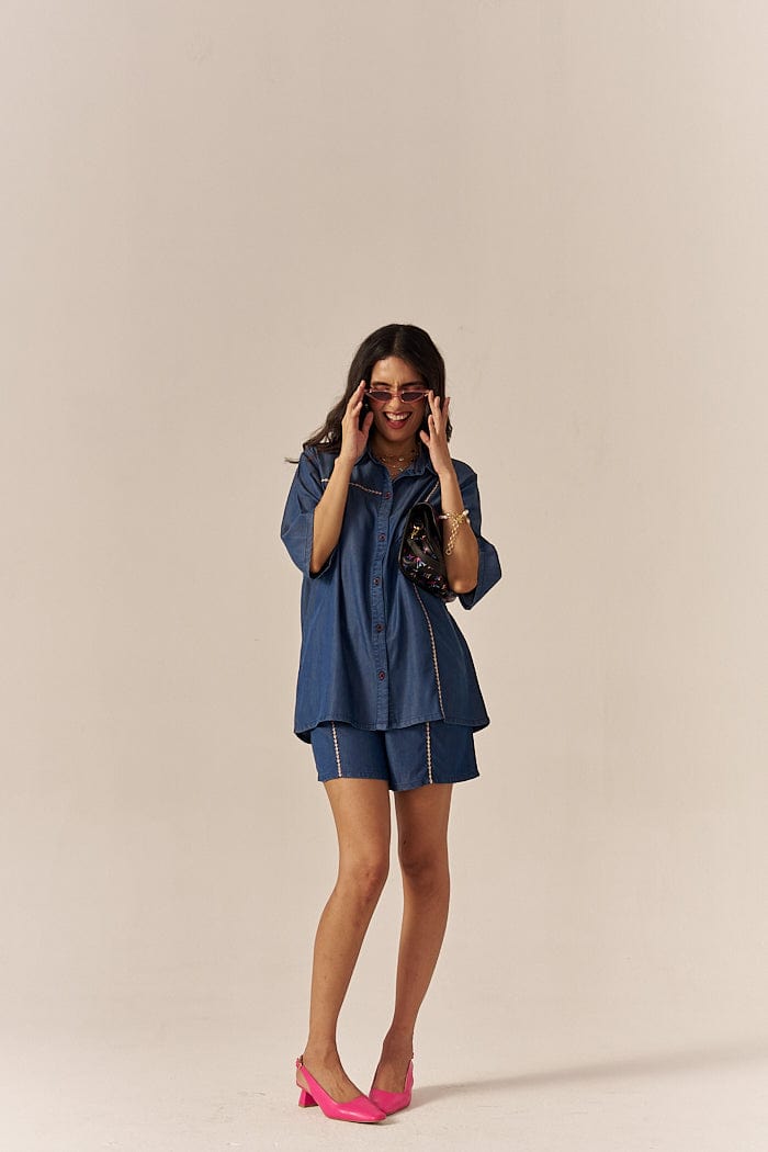 JOLIE CO-ORD SET SPACELINES