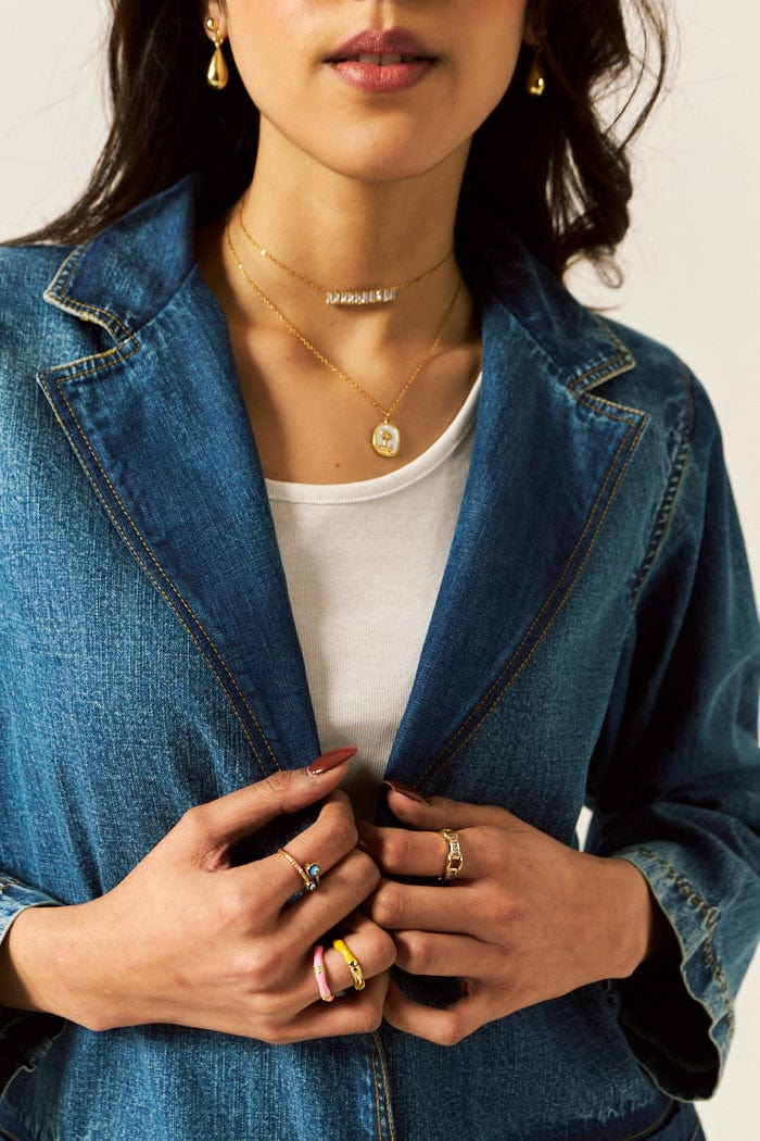 LANA DENIM SHACKET SPACELINES