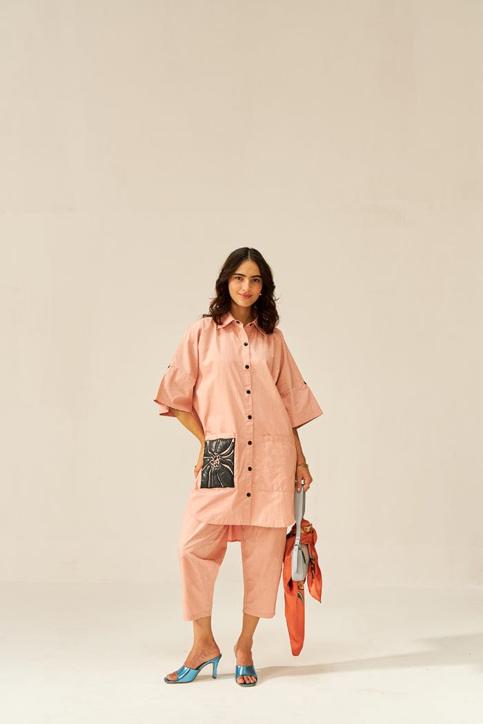 LAVASA CORAL CO-ORD SET SPACELINES
