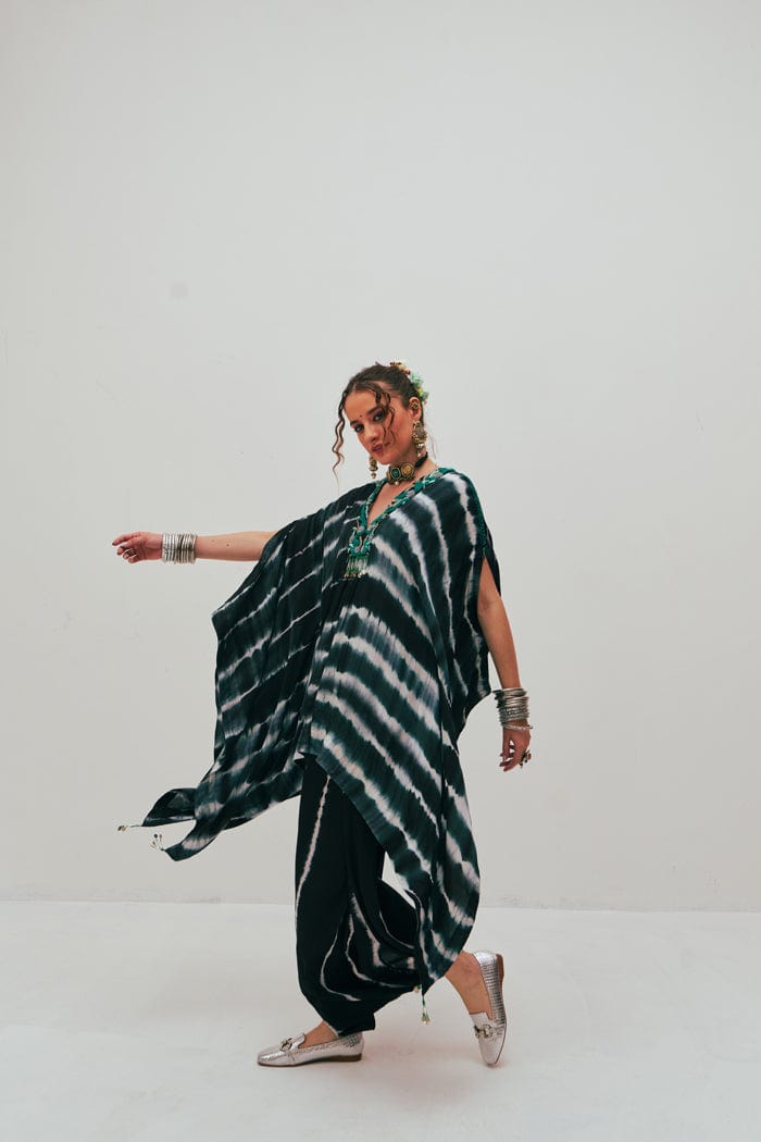 LEYLA KAFTAN AND DHOTI SET SPACELINES