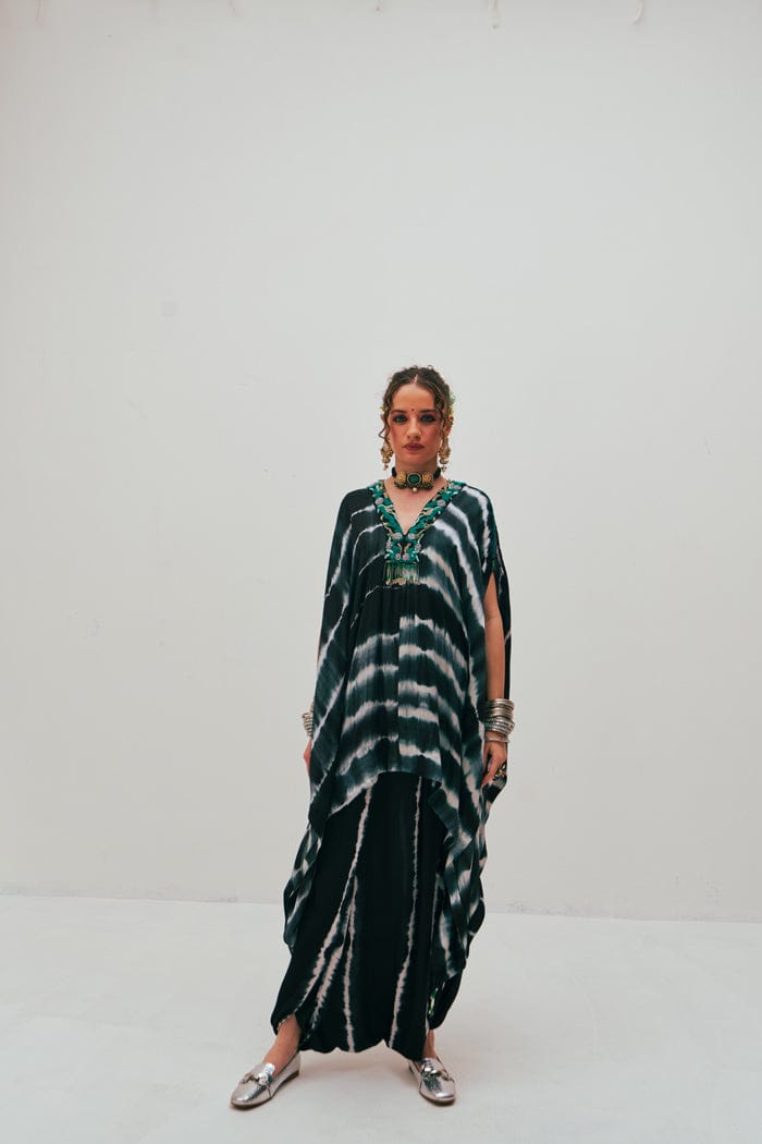 LEYLA KAFTAN AND DHOTI SET SPACELINES
