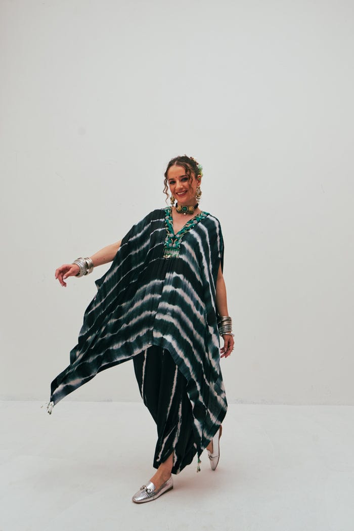 LEYLA KAFTAN AND DHOTI SET SPACELINES
