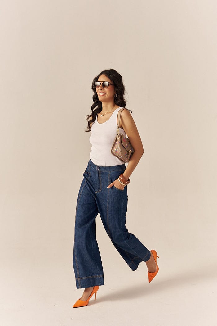 MACARON FLARED PANTS SPACELINES