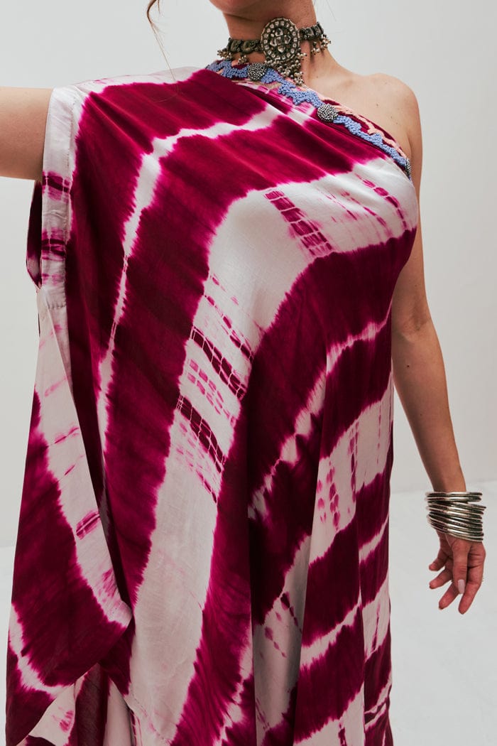 MAHA TIE-DYE KAFTAN AND PANTS SET SPACELINES