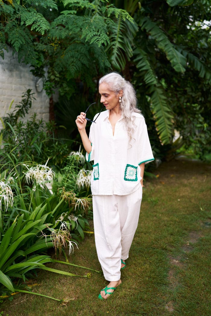 NATURALLY PRETTY CO-ORD SET WITH PANTS SPACELINES
