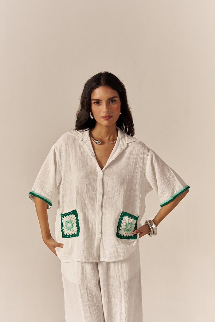 NATURALLY PRETTY CO-ORD SET WITH PANTS SPACELINES