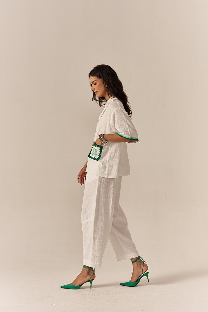 NATURALLY PRETTY CO-ORD SET WITH PANTS SPACELINES