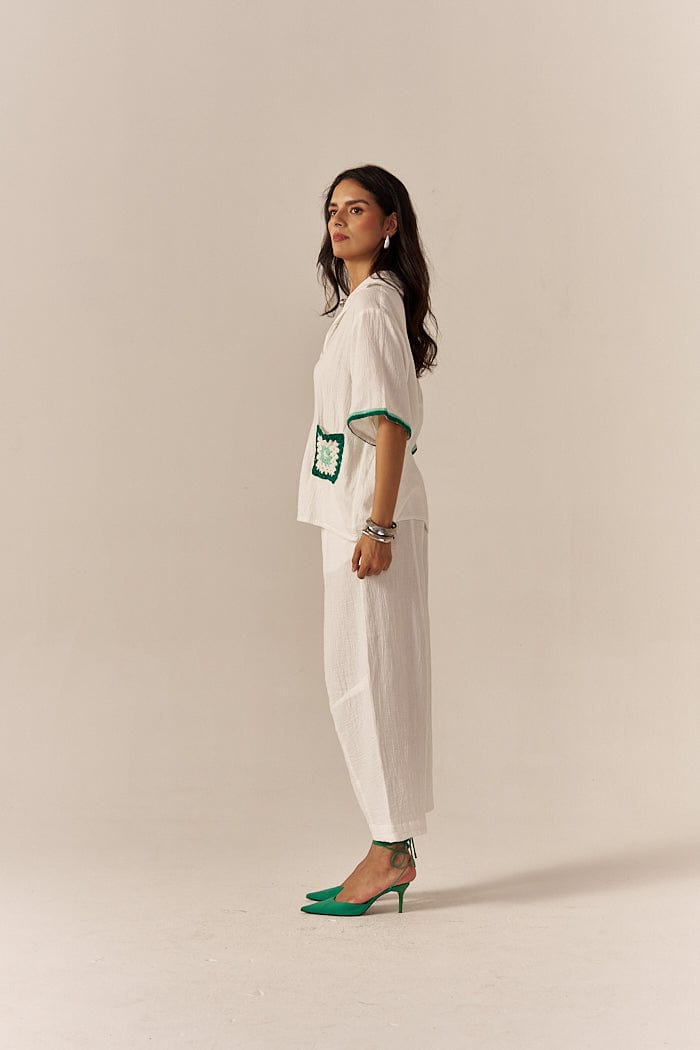 NATURALLY PRETTY CO-ORD SET WITH PANTS SPACELINES