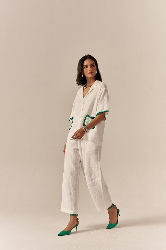 NATURALLY PRETTY CO-ORD SET WITH PANTS SPACELINES