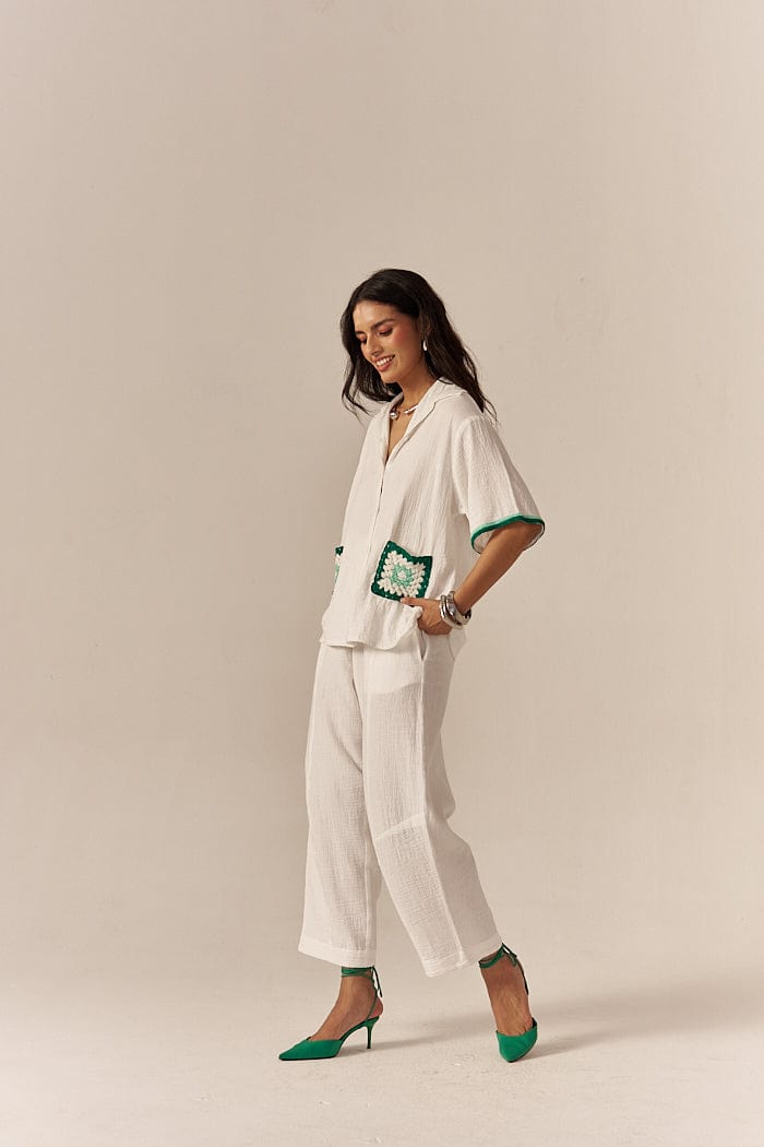 NATURALLY PRETTY CO-ORD SET WITH PANTS SPACELINES