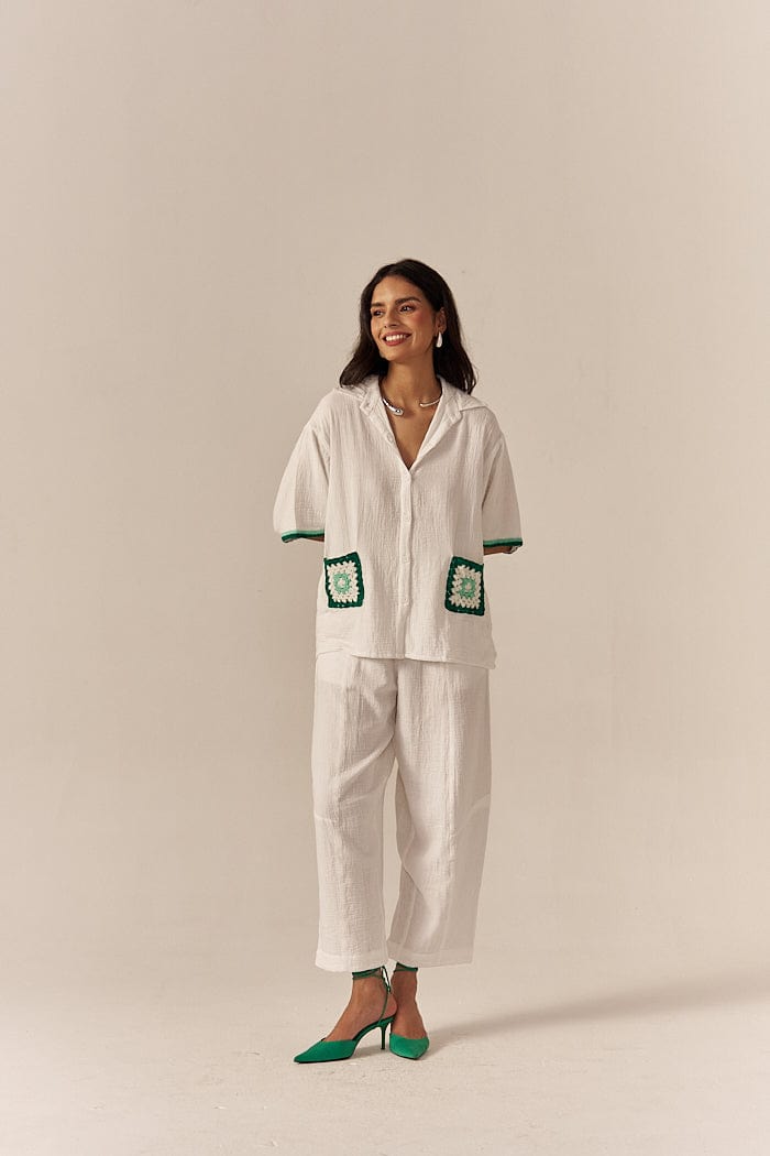 NATURALLY PRETTY CO-ORD SET WITH PANTS SPACELINES