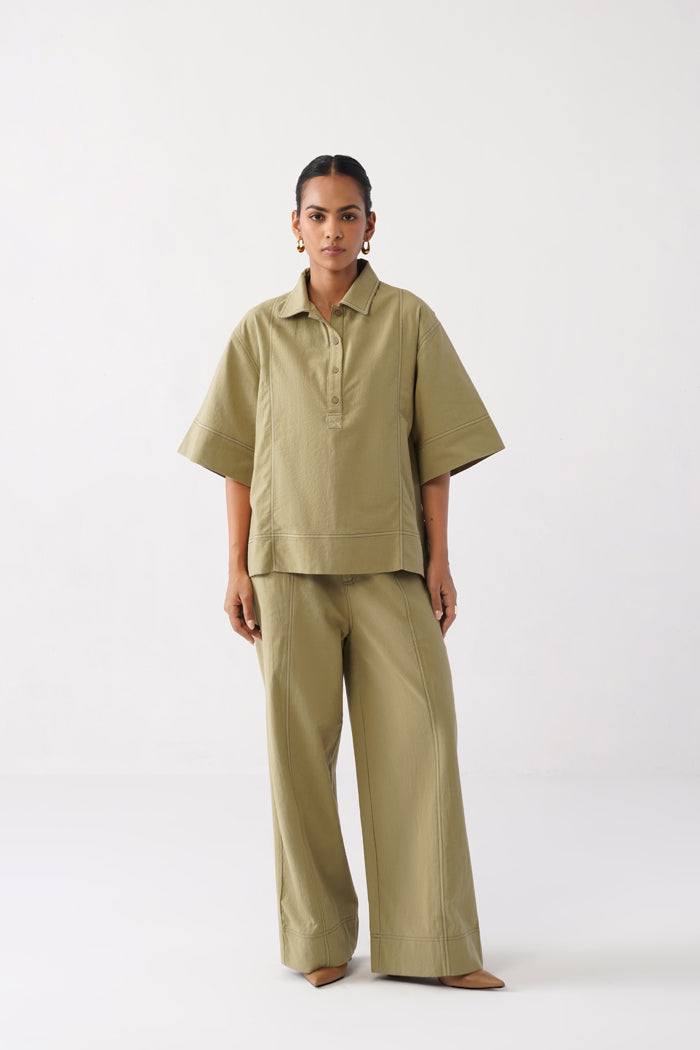 Olive Unwind Pant Set SPACELINES