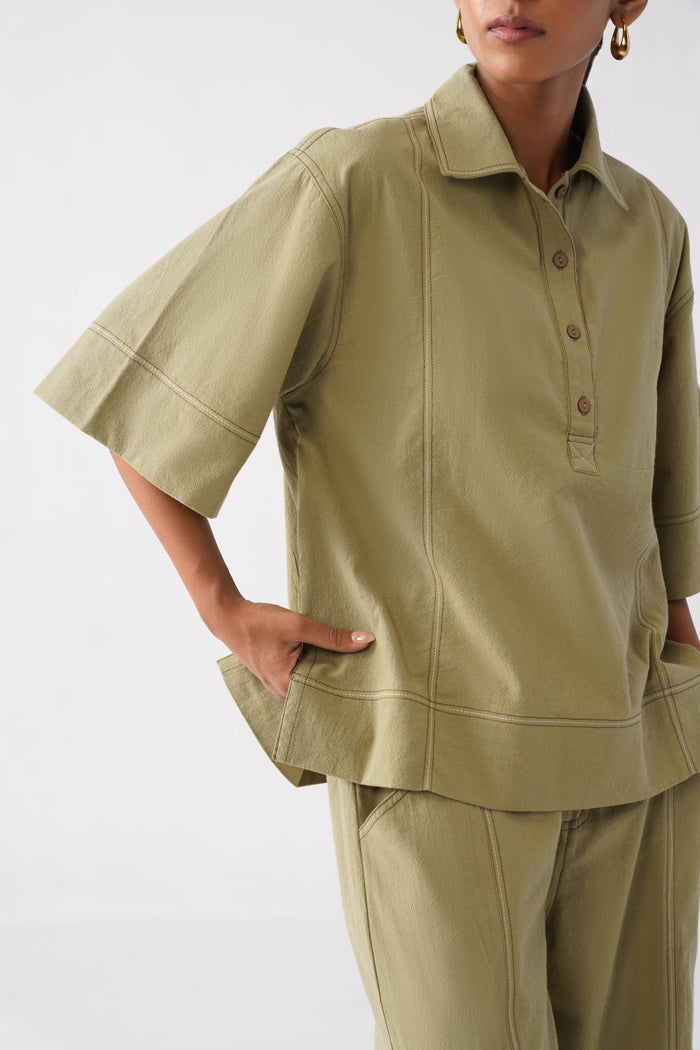 Olive Unwind Pant Set SPACELINES