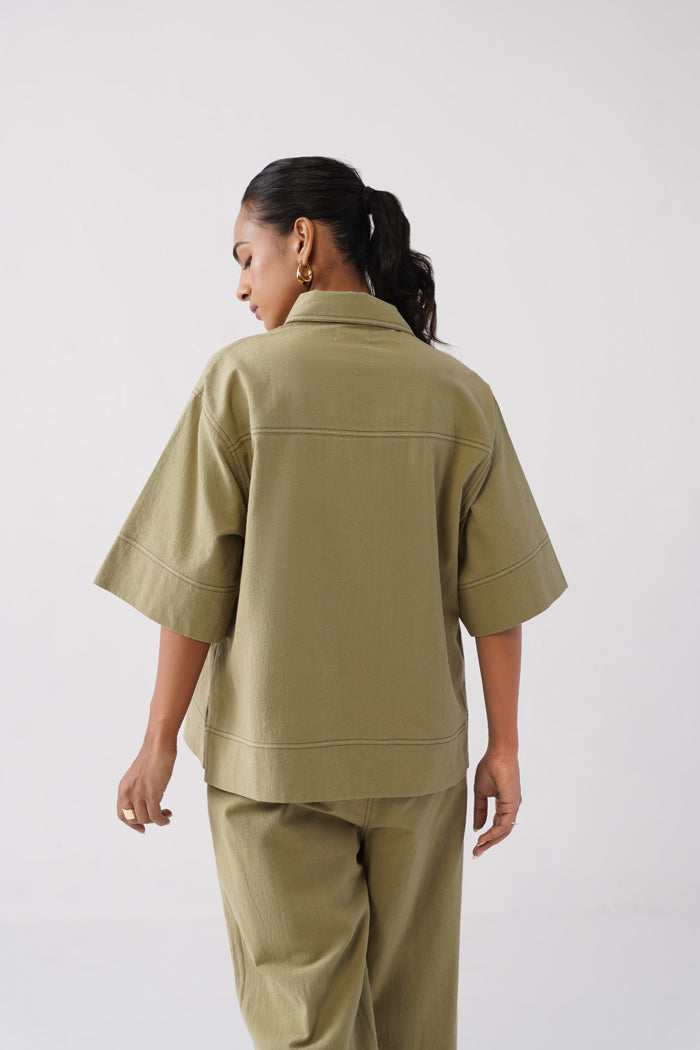 Olive Unwind Pant Set SPACELINES